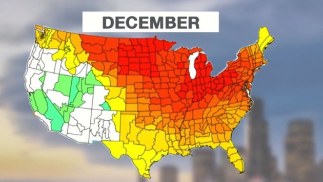 Higher-than-normal temps expected for Christmas