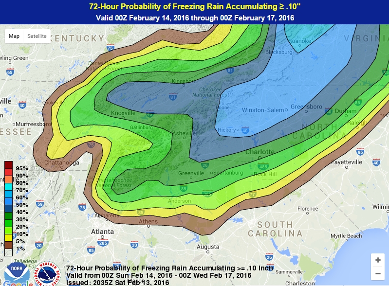 72-Hour Probability freezing rain to Feb 17