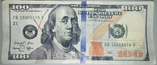 Fake 100 bill