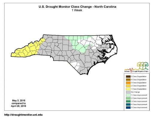 drought map May 3 2016