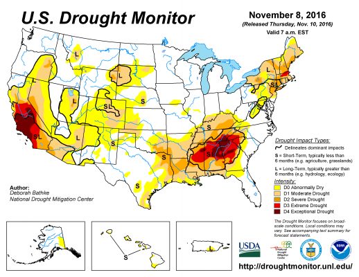 united-states-drought-map-nov-20161108_usdm