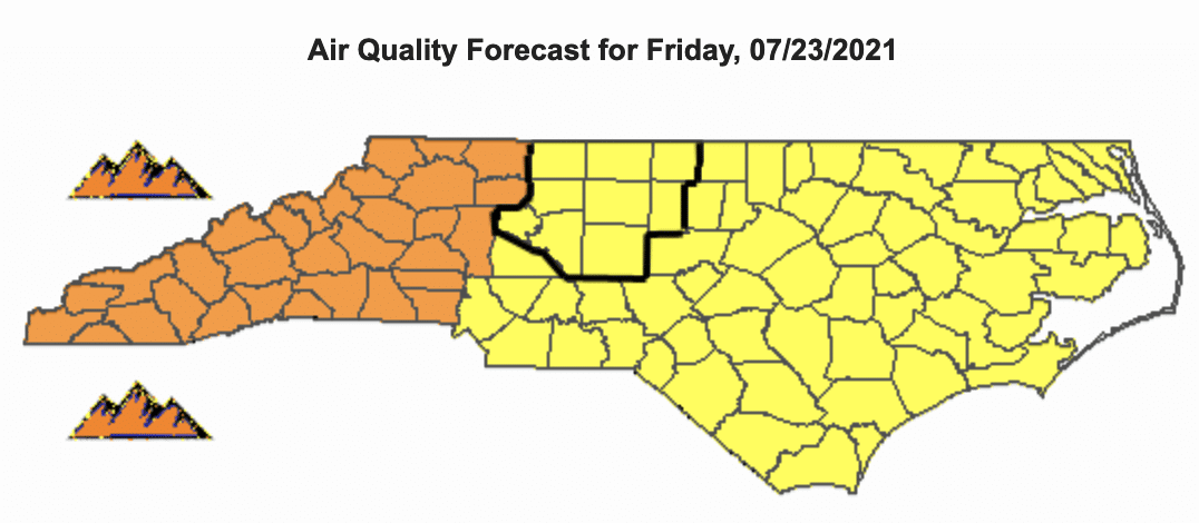 Air Quality Alert Extended Until 12am Friday Night July 23 21 Wataugaonline Com