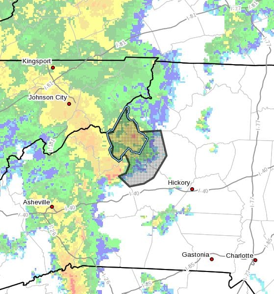 Flash Flood Warning for Avery County, NC - Tuesday August 17, 2021 ...