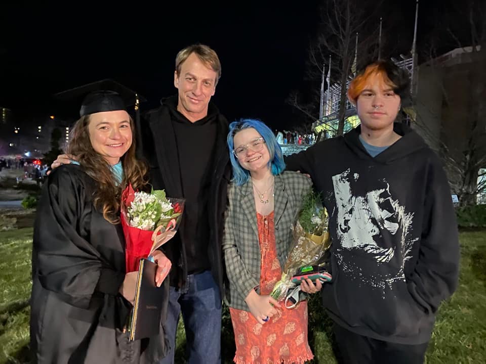 Legendary skateboarder & entrepreneur Tony Hawk in Boone today 