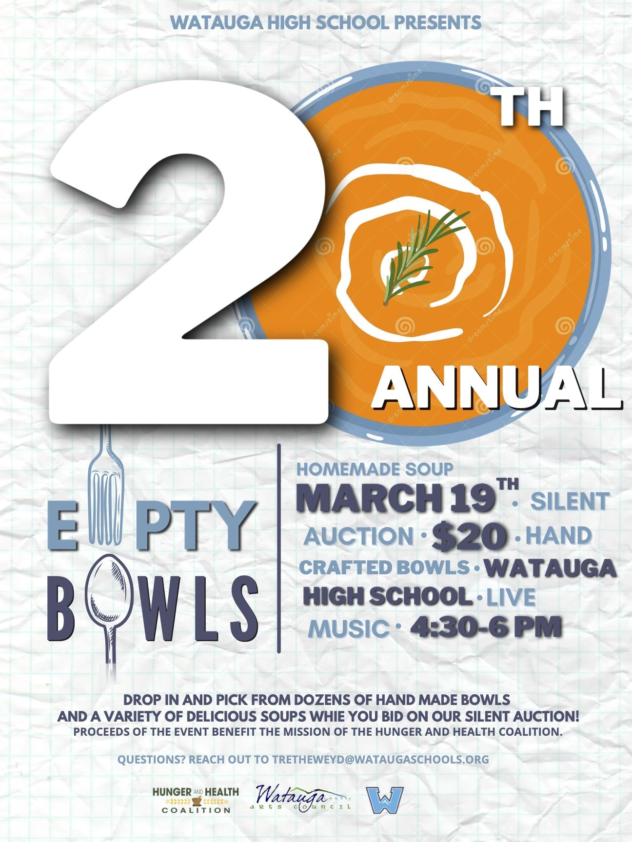 Empty Bowls is celebrating 20 years, 2022 event to be held in March