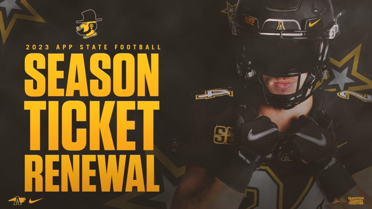 App State Football Season Ticket Renewal Process Underway