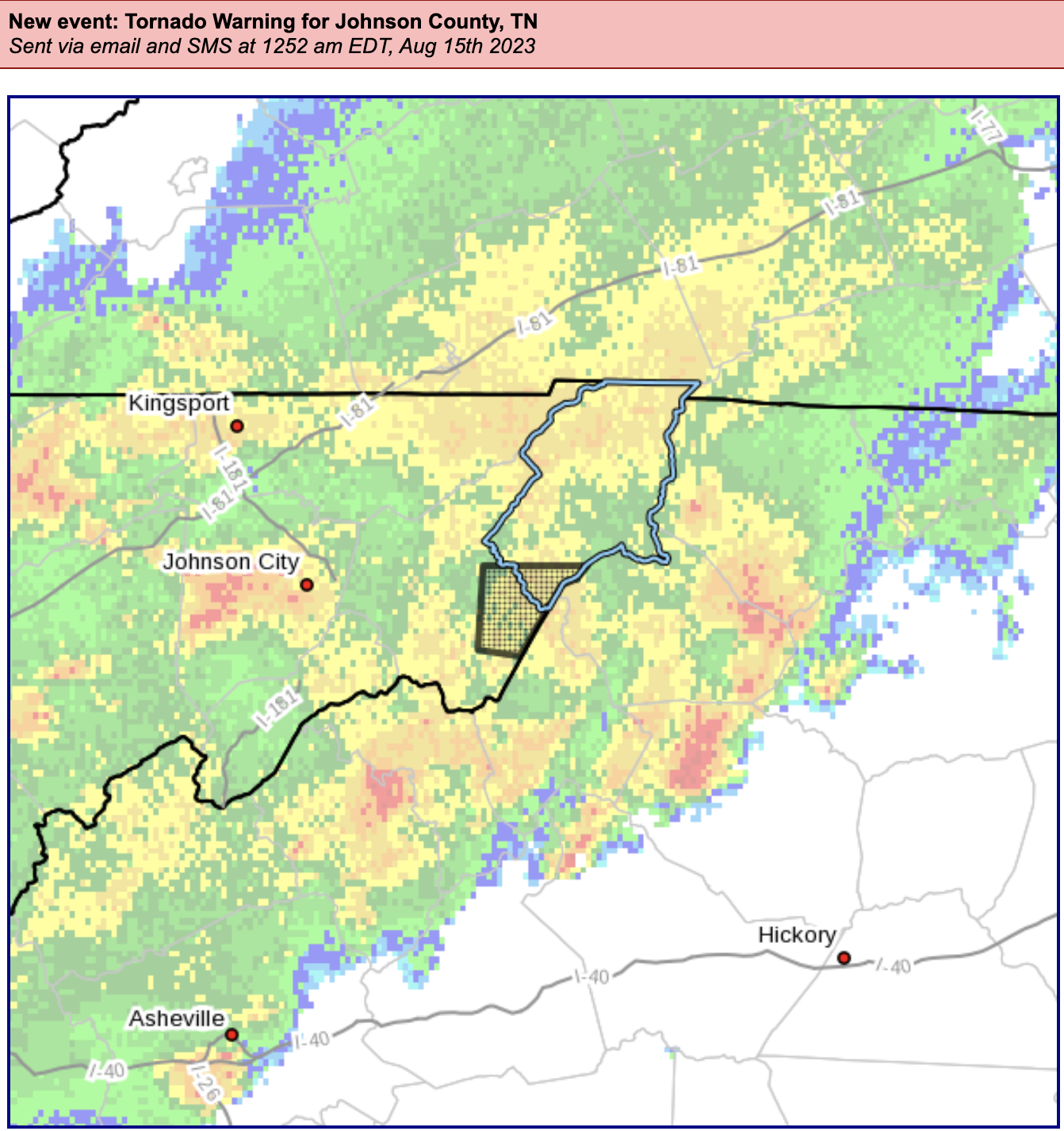 Tornado Warnings late Monday night and into overnight Tuesday ...