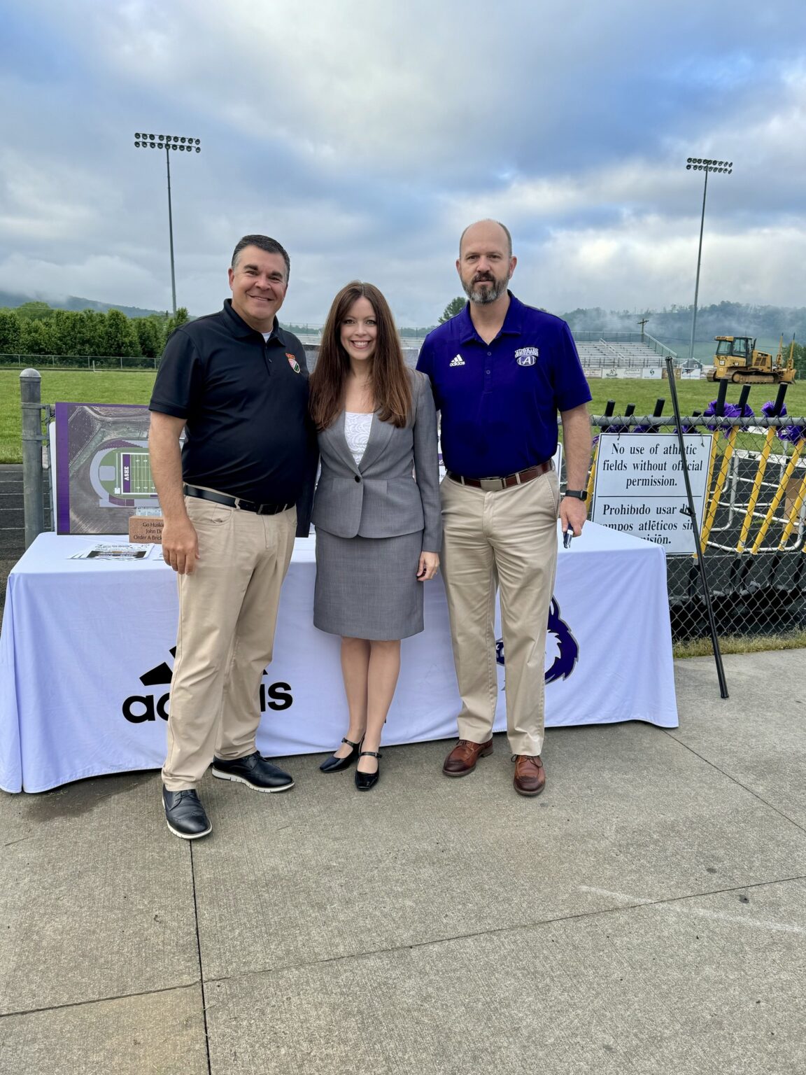 Ashe County Schools breaks ground on new Mondo track and Pivot turf ...