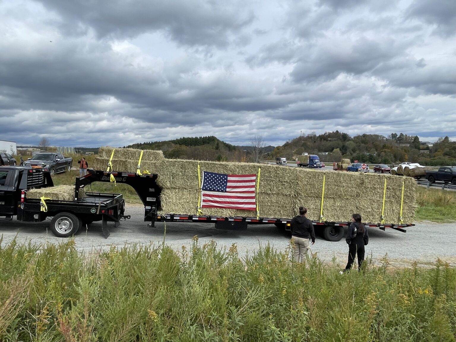 Convoy of hay and agricultural supplies rolls into the High Country ...