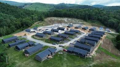 Aerial view of the Blue Haven Avery community, a Chief Cares housing initiative