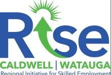 RISE Caldwell-Watauga logo