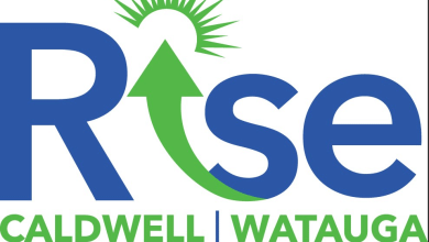 RISE Caldwell-Watauga logo
