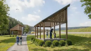 Artist rendering of planned improvements at Foster-Tyson Park in Jefferson, NC
