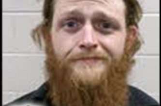 Ashe County Sheriff's Office intake photo of Lance James Mahala