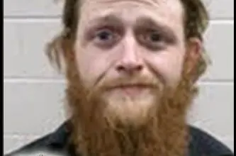 Ashe County Sheriff's Office intake photo of Lance James Mahala