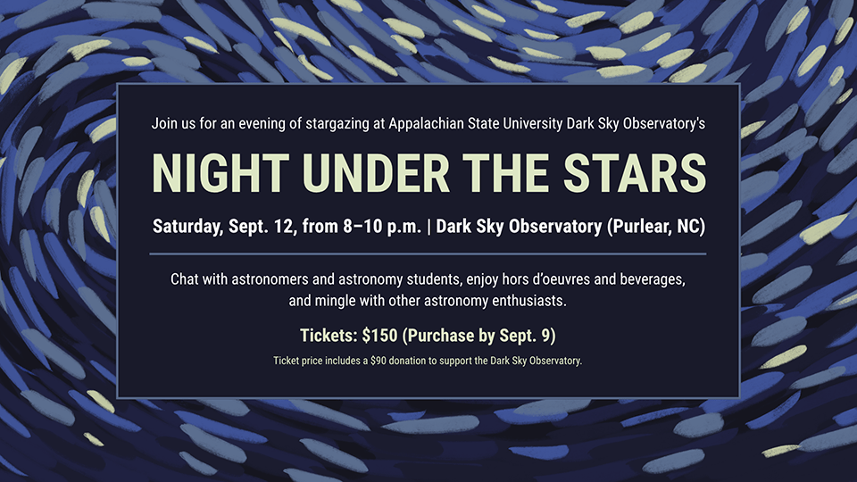 App State's Dark Sky Observatory Hosts Night Under the Stars Sept. 12