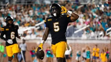 App State running back Jaquari Lewis at Coastal Carolina