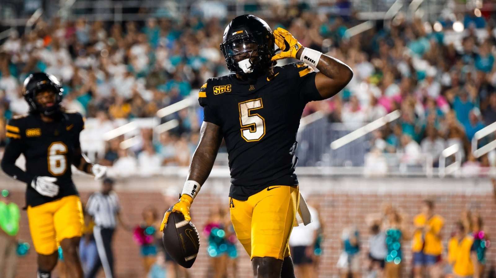 App State running back Jaquari Lewis at Coastal Carolina