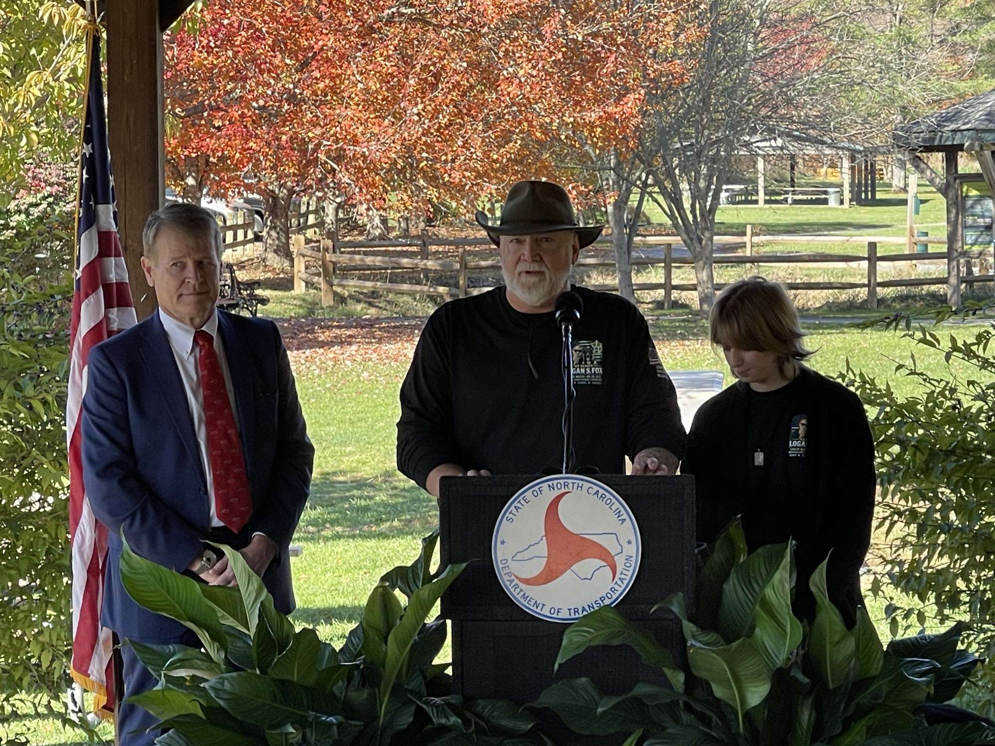 Speakers at the podium