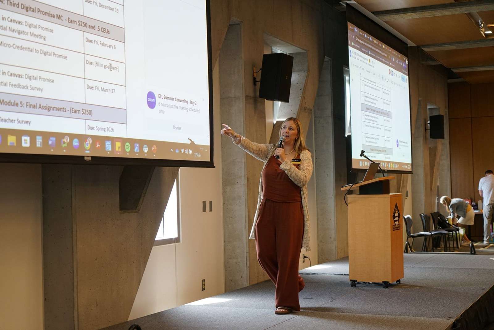 Holly Weaver presents at the 2025 ETL Summer Convening