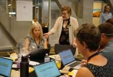 Former App State Empowering Teacher Learning navigator Sherry Paddie instructs a participant at the 2025 ETL Summer Convening
