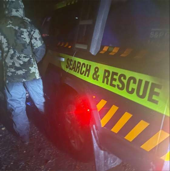 A Linville-Central Search and Rescue vehicle