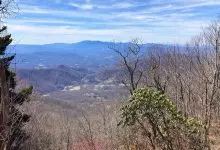 View from Feeding Ridge on the southern flank of the Roan Massif
