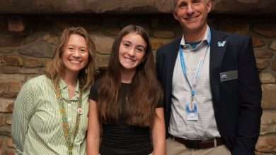 Audrey Bovenzi with Melody Cook-Bridges and Dr. Chris Blanton